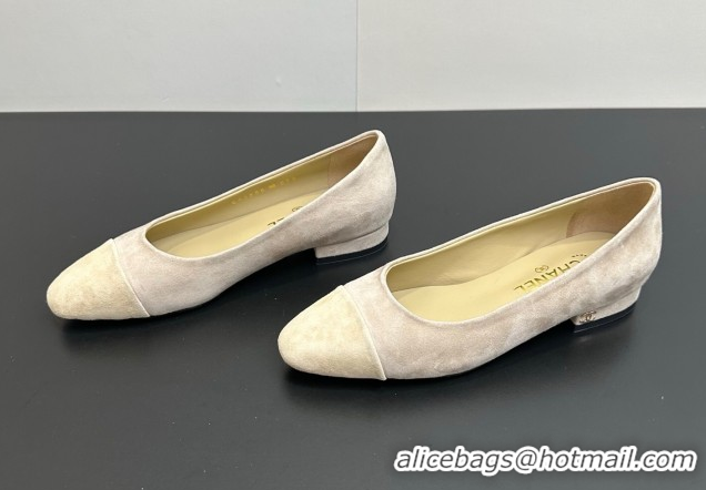 Best Product Chanel Suede Slingbacks Flat CH122405 Beige/Yellow 2026