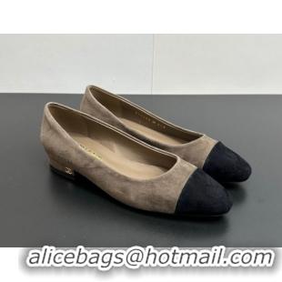 Good Product Chanel Suede Slingbacks Flat Taupe CH122405 2026