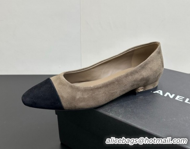 Good Product Chanel Suede Slingbacks Flat Taupe CH122405 2026