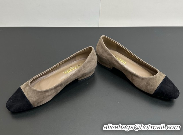 Good Product Chanel Suede Slingbacks Flat Taupe CH122405 2026
