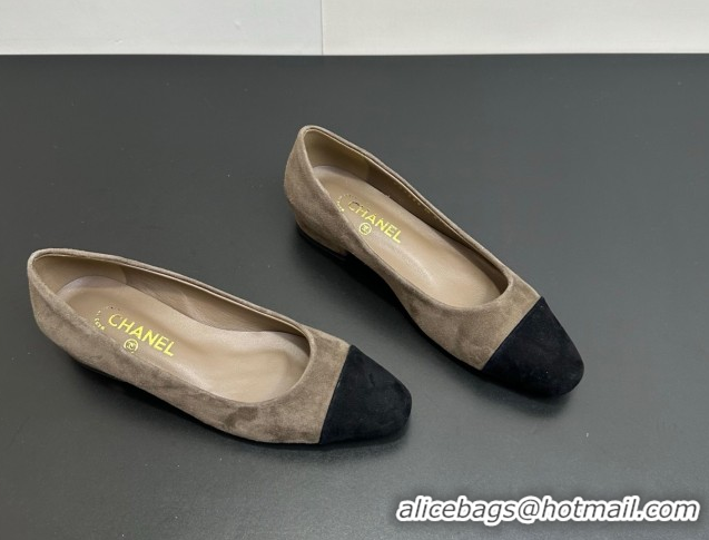 Good Product Chanel Suede Slingbacks Flat Taupe CH122405 2026