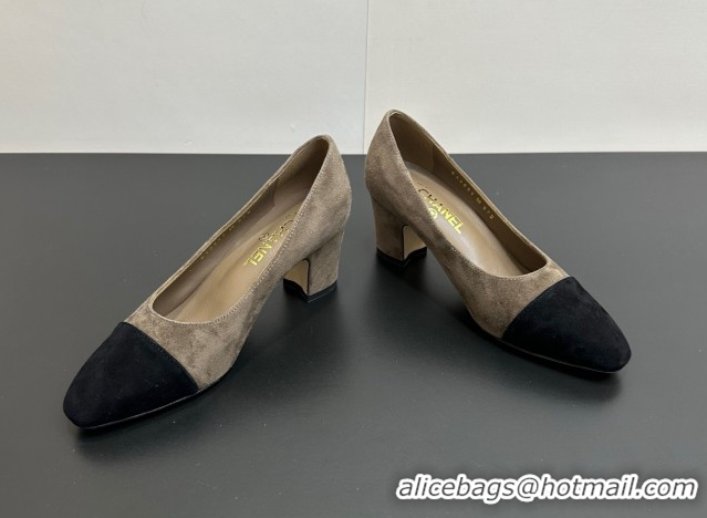 Luxurious Chanel Suede Pumps 6.5cm CH122405 Taupe 2026