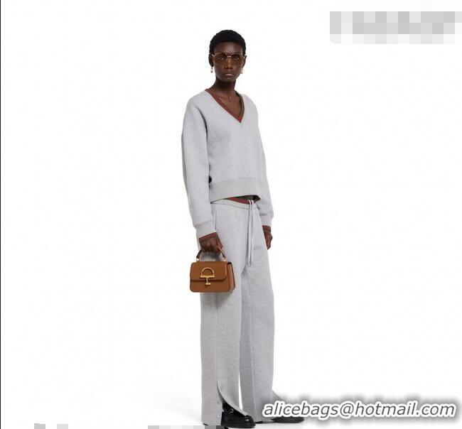 Affordable Price Gucci Siena Leather small top handle bag with Half Horsebit 855536 Burgundy 2026