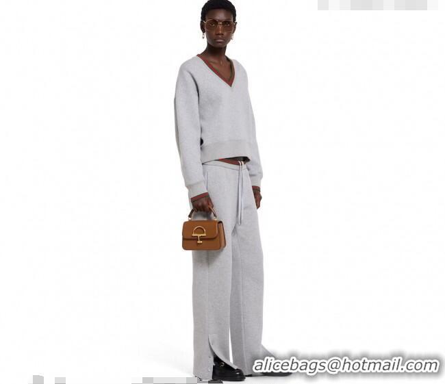 Promotional Gucci Siena Leather small top handle bag with Half Horsebit 855536 Brown 2026