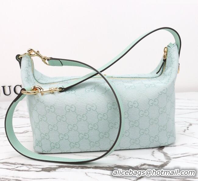 Best Price Gucci Vanity medium top handle bag in GG Canvas 857799 Icy Blue 2026