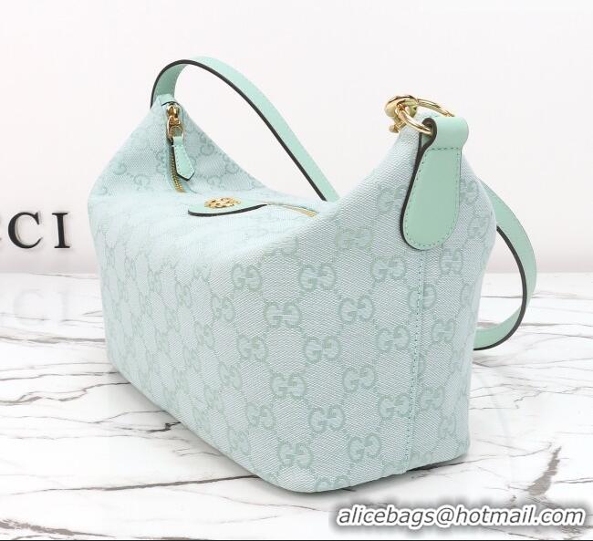 Best Price Gucci Vanity medium top handle bag in GG Canvas 857799 Icy Blue 2026