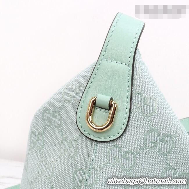 Best Price Gucci Vanity medium top handle bag in GG Canvas 857799 Icy Blue 2026