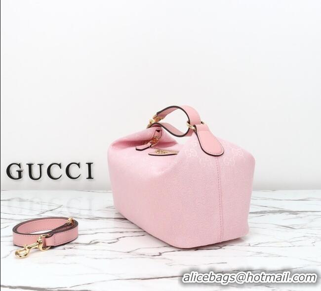 Good Taste Gucci Vanity medium top handle bag in GG Canvas 857799 Pink 2026