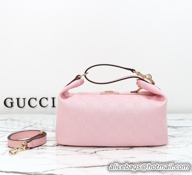 Good Taste Gucci Vanity medium top handle bag in GG Canvas 857799 Pink 2026