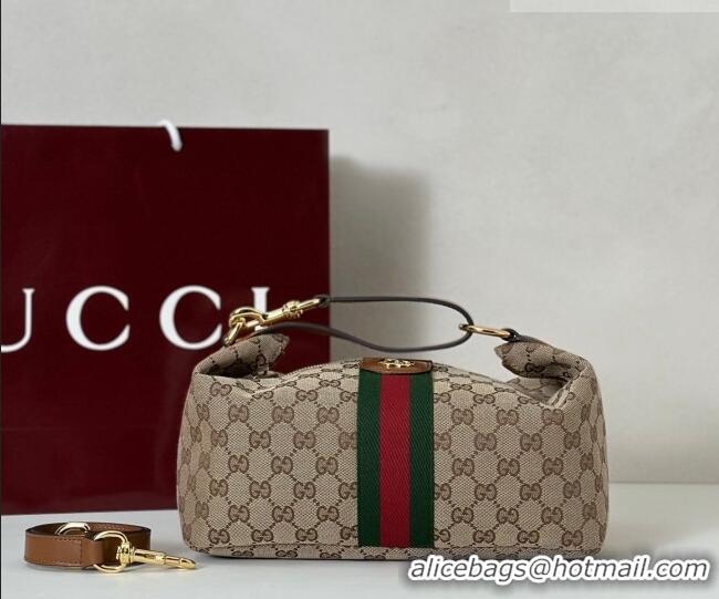 Luxury Discount Gucci Vanity medium top handle bag in GG Canvas 857799 Beige 2026