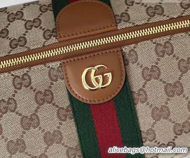 Luxury Discount Gucci Vanity medium top handle bag in GG Canvas 857799 Beige 2026