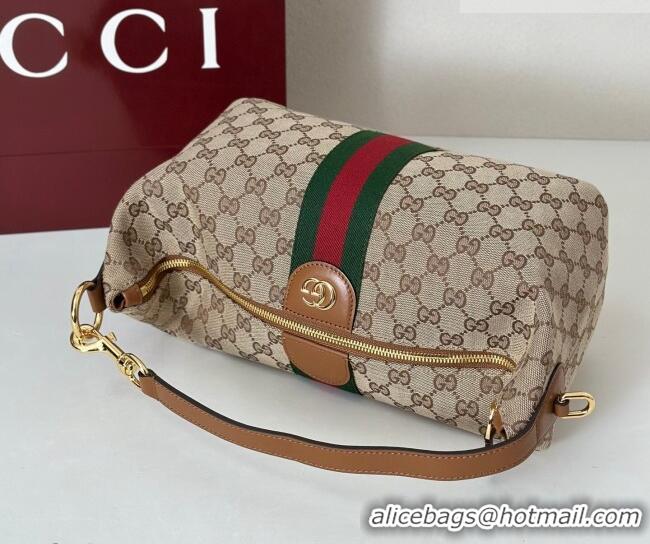 Luxury Discount Gucci Vanity medium top handle bag in GG Canvas 857799 Beige 2026