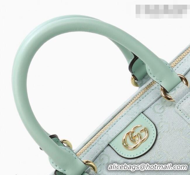 Promotional Gucci Ophidia medium boston bag in GG Canvas 857595 Icy Blue 2026