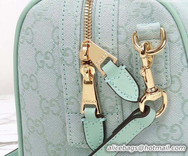 Promotional Gucci Ophidia medium boston bag in GG Canvas 857595 Icy Blue 2026