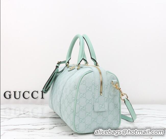 Promotional Gucci Ophidia medium boston bag in GG Canvas 857595 Icy Blue 2026