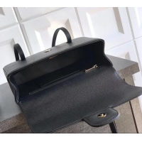 Traditional Discount Chanel Calfskin Leather Hobo Bag CH112703 Black 2025