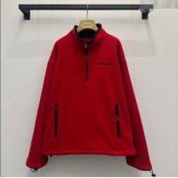 Luxury Cheap Miu Miu Polo Blouse Top MM122503 Red 2025