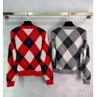 Top Grade Miu Miu Wool Cashmere Cardigan MM122511 Grey 2025