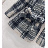 Luxury Cheap Chanel Tweed Jacket CH122601 Grey 2025