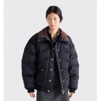 Super Quality Prada Down Jacket PR122603 Black 2025