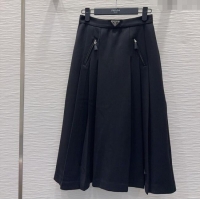 Famous Brand Prada Skirt PR122604 Black 2025