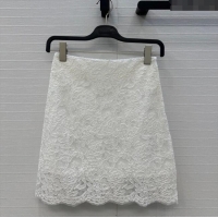 Fashion Discount Ermanno Scervino Lace Mini Skirt ES122602 White 2025