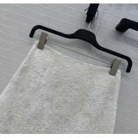 Fashion Discount Ermanno Scervino Lace Mini Skirt ES122602 White 2025