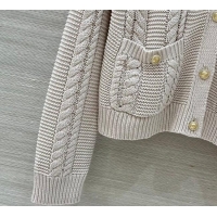 Luxury Discount Chanel Knit Cardigan CH122605 Grey 2025