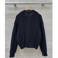Low Cost Chanel Knit Cardigan CH122605 Black 2025