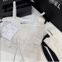 Famous Brand Chanel Knit Vest CH122608 White 2025