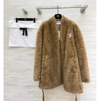Good Quality Chanel Coat CH122609 Brown 2025