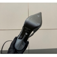 Best Product Saint Laurent Deroche Heel Slingbacks Pump 10.5cm in Patent Leather Storm Blue YSL121201 1212072