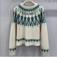Most Popular Loewe Wool Sweater LW122702 White 2025