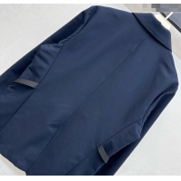 Super Quality Dior Cotton Coat DR122712 Blue 2025