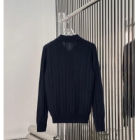 Famous Brand Miu Miu Cashmere Cardigan MM122701 Black 2025