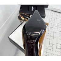 Trendy Design Saint Laurent Babylone Breteuil Slingbacks Pump 9cm in Oil Leather Khaki 51213005