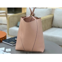 Top Quality Chloe Large Spin Tote Bag in Grained Leather 1120 Light Pink 2025