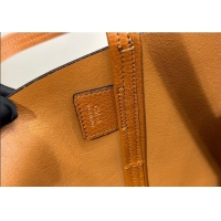 Famous Brand Chloe Medium Spin Tote Bag in Grained Leather 1120 Brown 2025