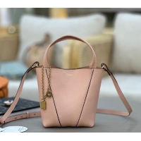 Luxury Cheap Chloe Small Spin Tote Bag in Grained Leather 1120 Light Pink 2025