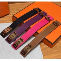Super Quality Hermes Collier de Chien bracelet in Four Medor Studs and Leather HS26010403 2026