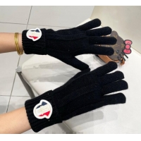 Top Grade Moncler Knit Gloves ML010501 Black 2026