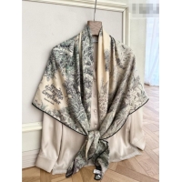 Traditional Specials Hermes Cashmere Silk Shawl Scarf 140x140cm H1523 Beige 2026 Top