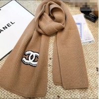 Big Discount Chanel Wool Cashmere Long Scarf 30x175cm CH010605 Brown 2026