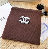 Top Quality Chanel Wool Cashmere Long Scarf 30x175cm CH010605 Chocolate 2026