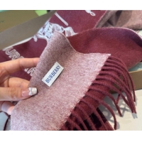 Promotional Burberry Cashmere Long Scarf 30x200cm BR010601 Burgundy 2026
