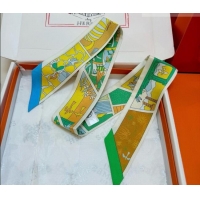 Inexpensive Hermes Factory Suite Silk Twilly Bandeau Scarf 6058 Yellow 2026
