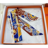 Luxury Discount Hermes Couleur Silk Twilly Bandeau Scarf 5x86cm 6058 Brown 2026
