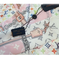 Good Looking Louis Vuitton Monogram Confidential Bandeau Silk Scarf 6x120cm M78655 Pink 2026