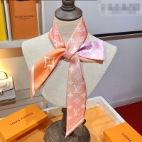 Reasonable Price Louis Vuitton LV Aurora Nano Bandeau Silk Scarf 5x120cm M79580 Pink/Purple 2026