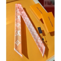 Reasonable Price Louis Vuitton LV Aurora Nano Bandeau Silk Scarf 5x120cm M79580 Pink/Purple 2026